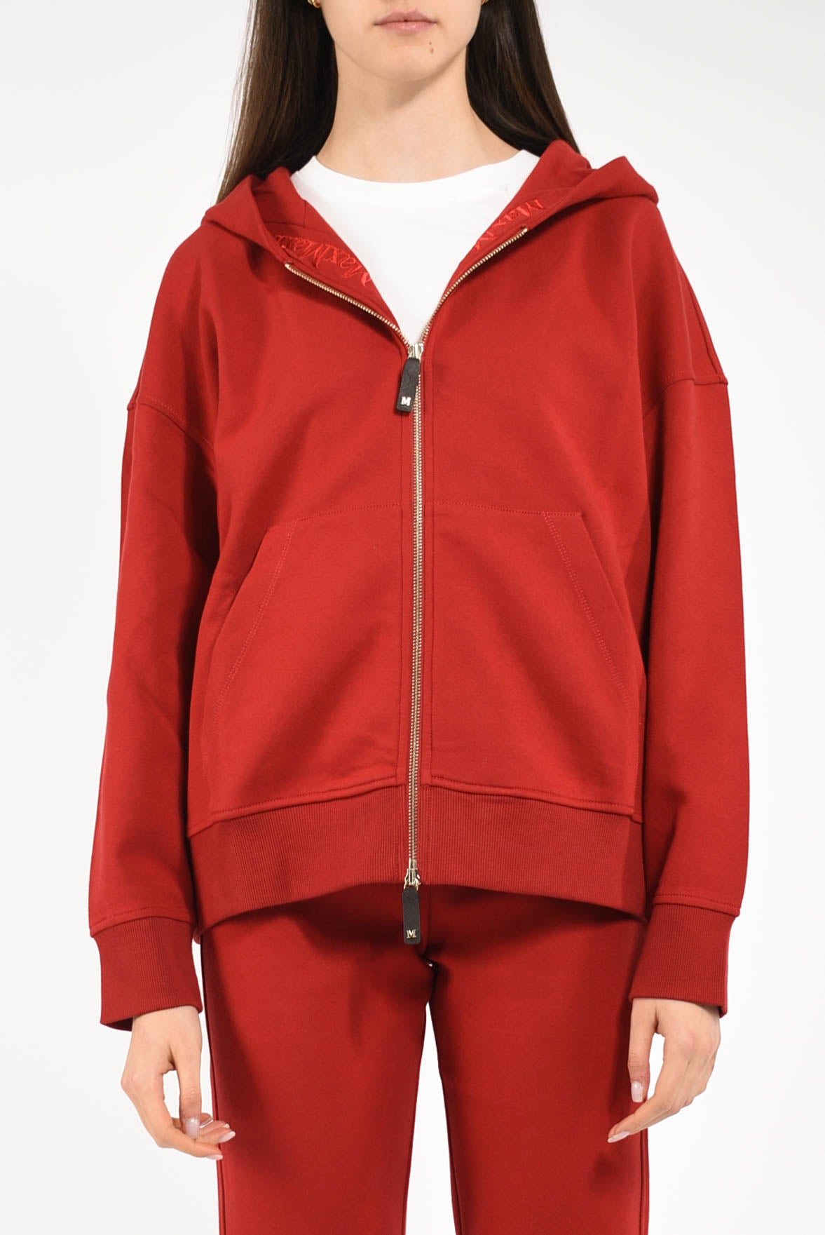 felpa con cappuccio modello siena