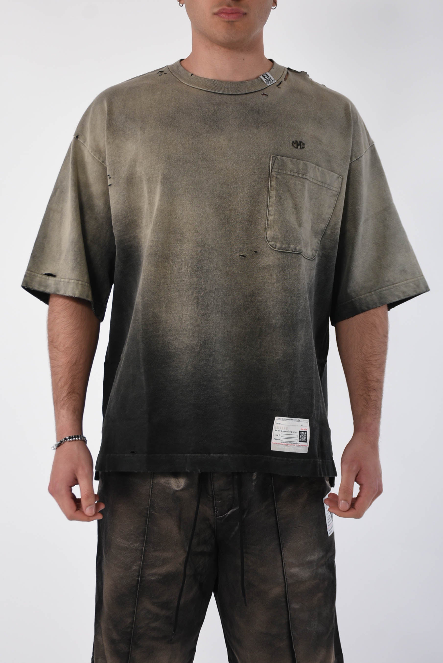 MAISON MIHARA YASUHIRO T-shirt sun faded