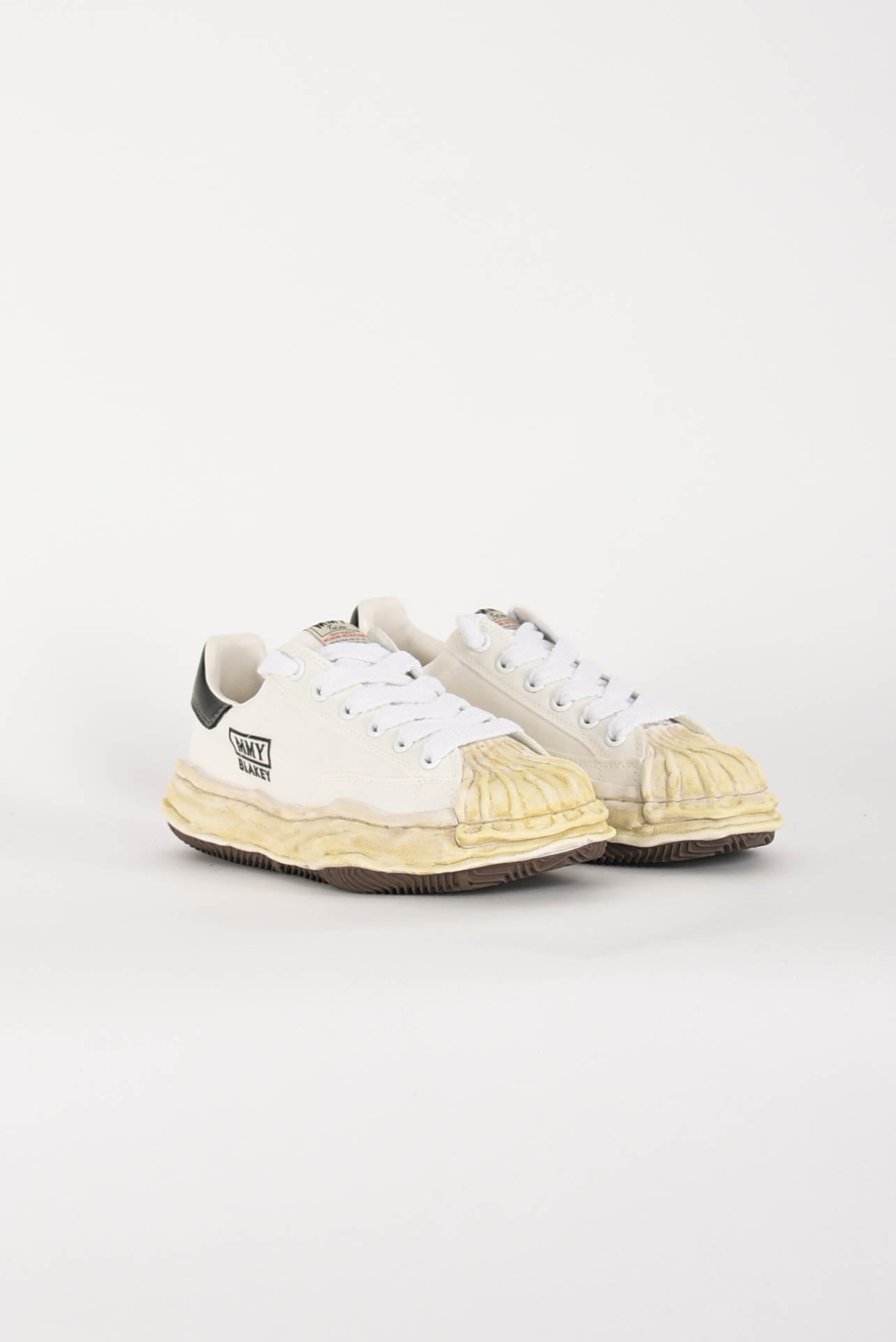 Sneakers blakey in pelle metalizzata