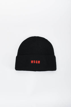 MSGM Cappello in lana a coste