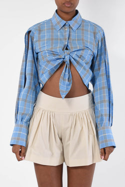 MSGM camicia cropped