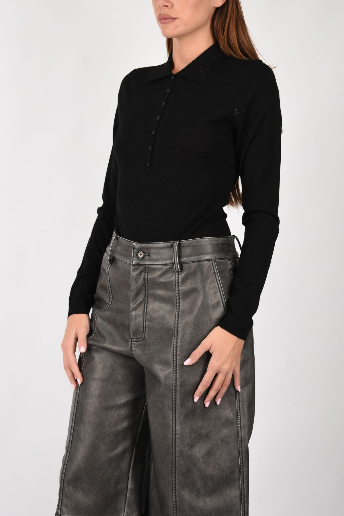 Maglia body in lana merino 107271A3FY