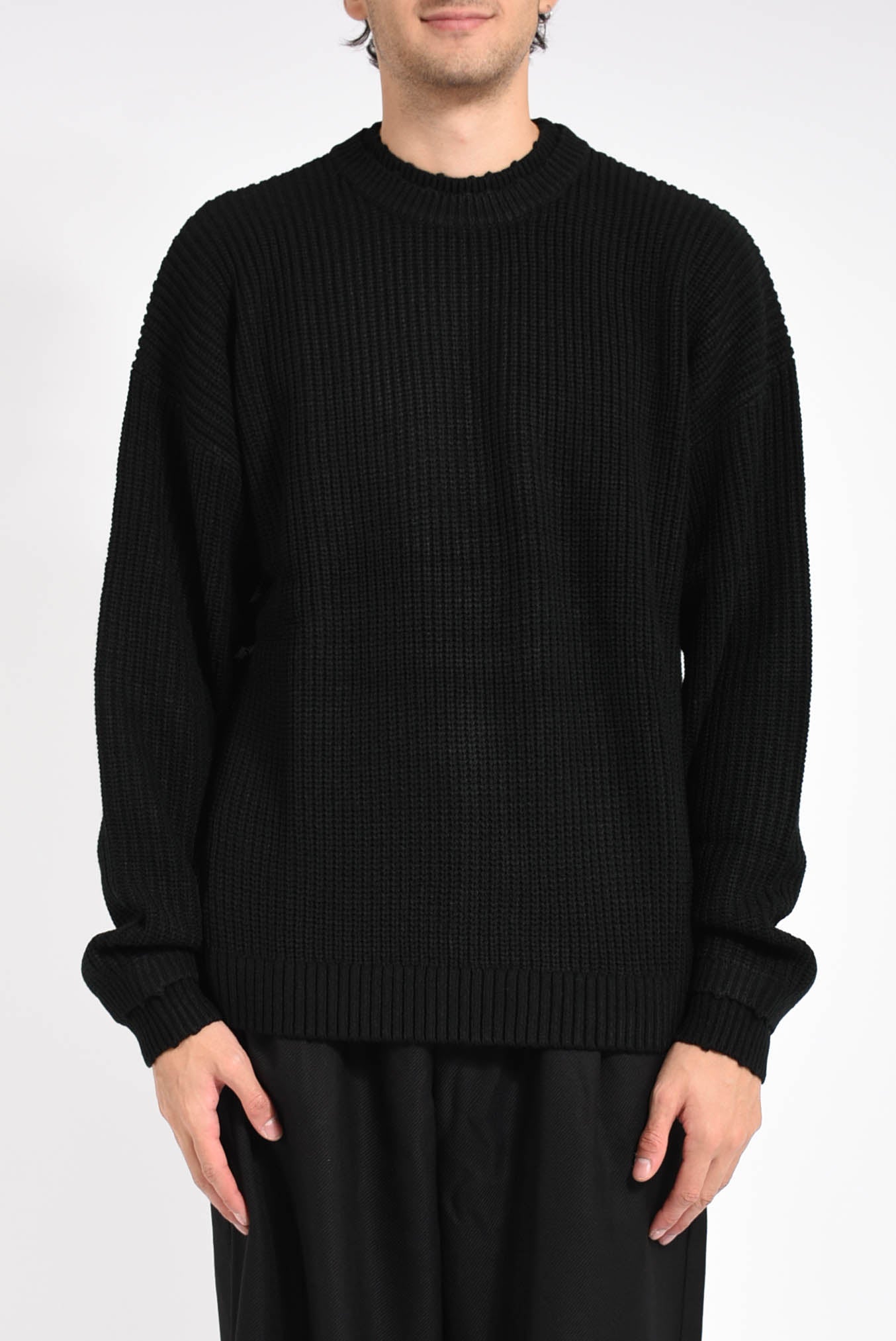 Maglia logo raw edge