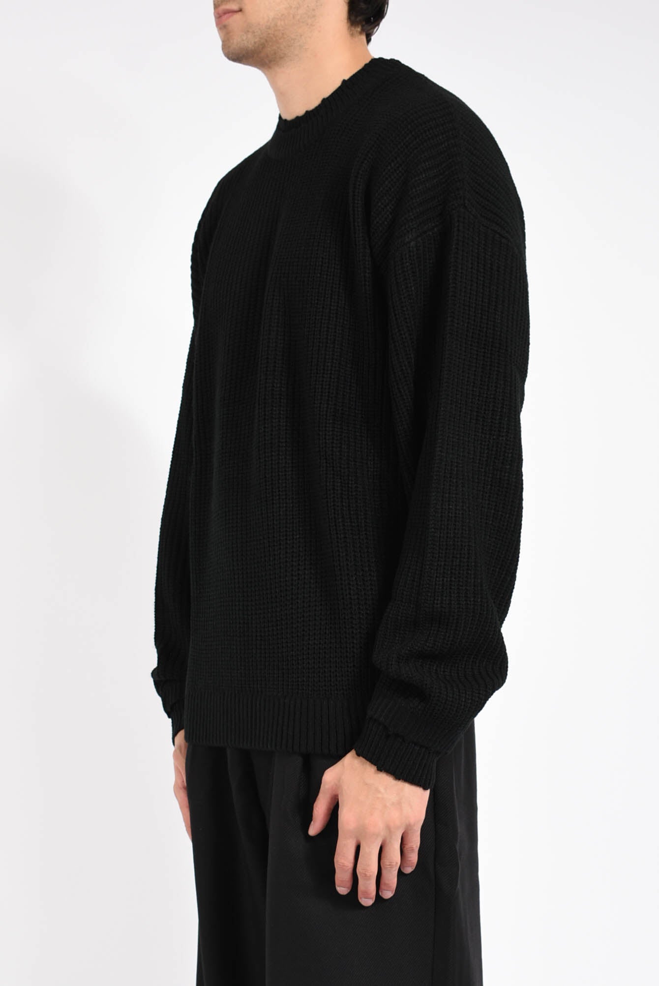 Maglia logo raw edge