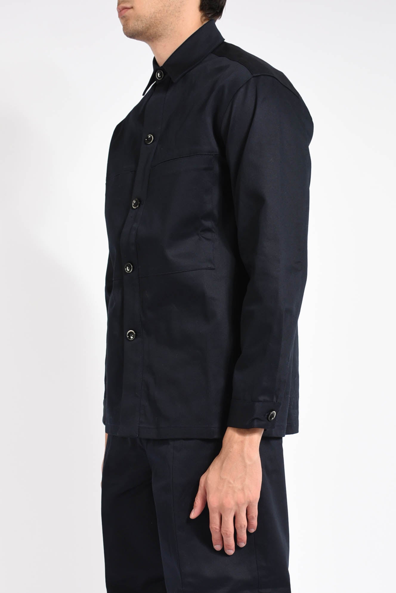 Overshirt in cotone