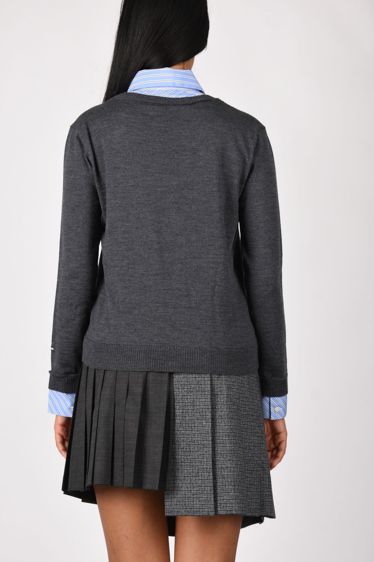Maglia in lana con dettaglio layering 4141MDM190267775