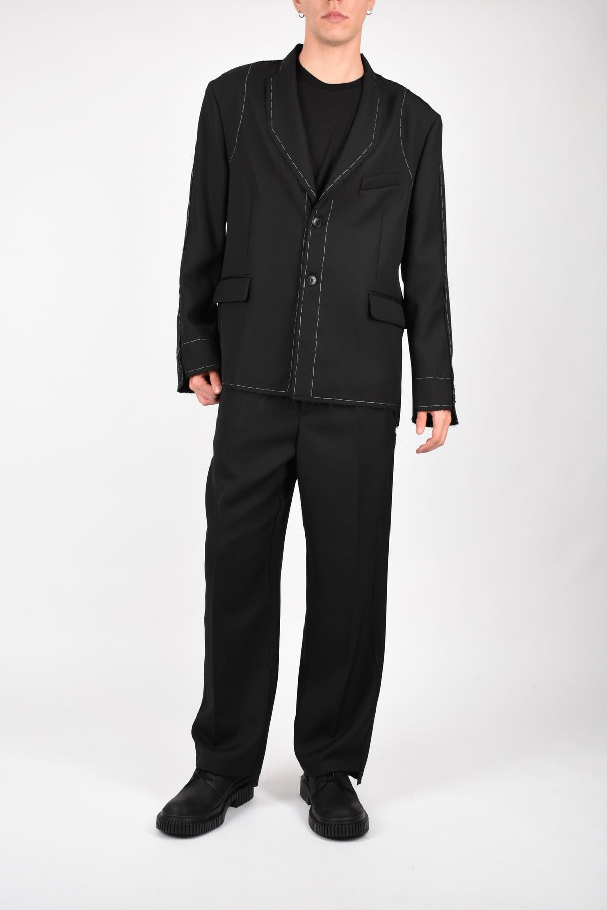 Pantaloni dallas in fresco lana 26F13