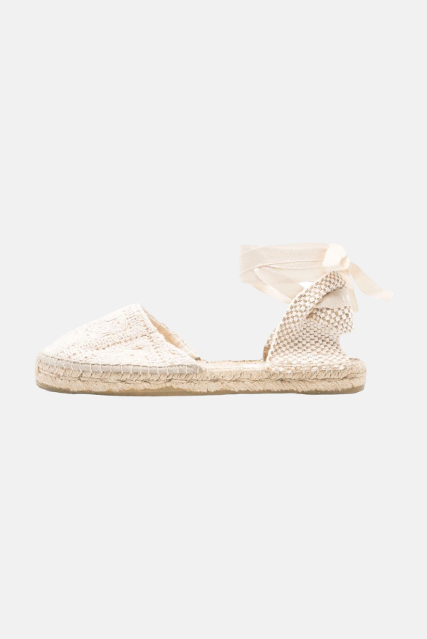 MANEBI espadrillas in cotone macramè