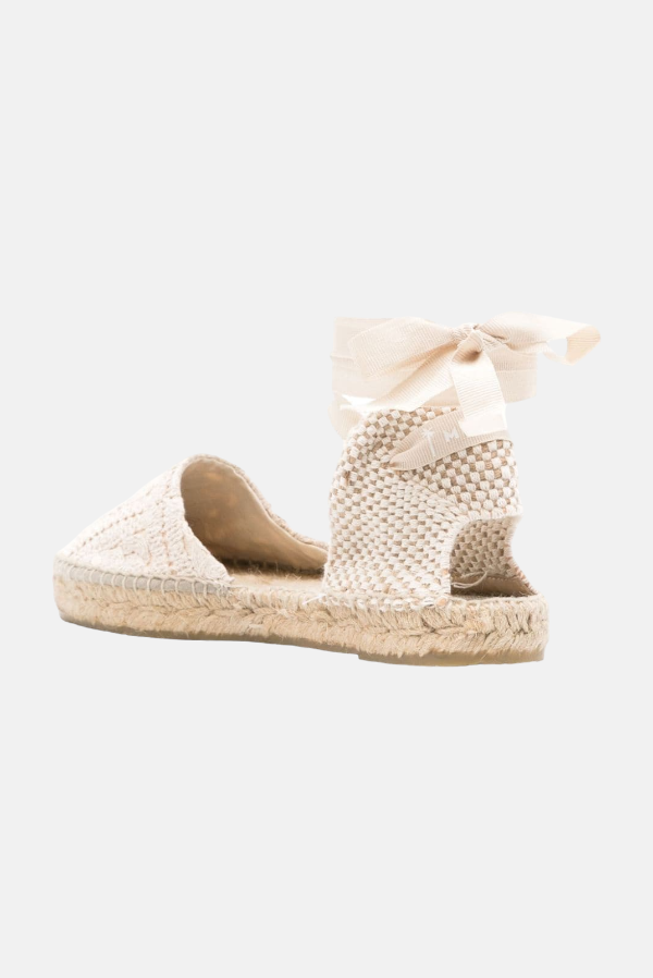 MANEBI espadrillas in cotone macramè