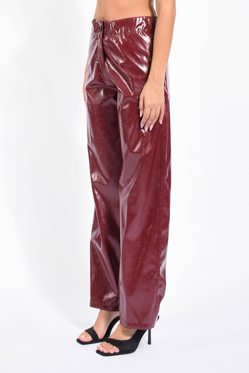 Pantaloni Effetto Vernice