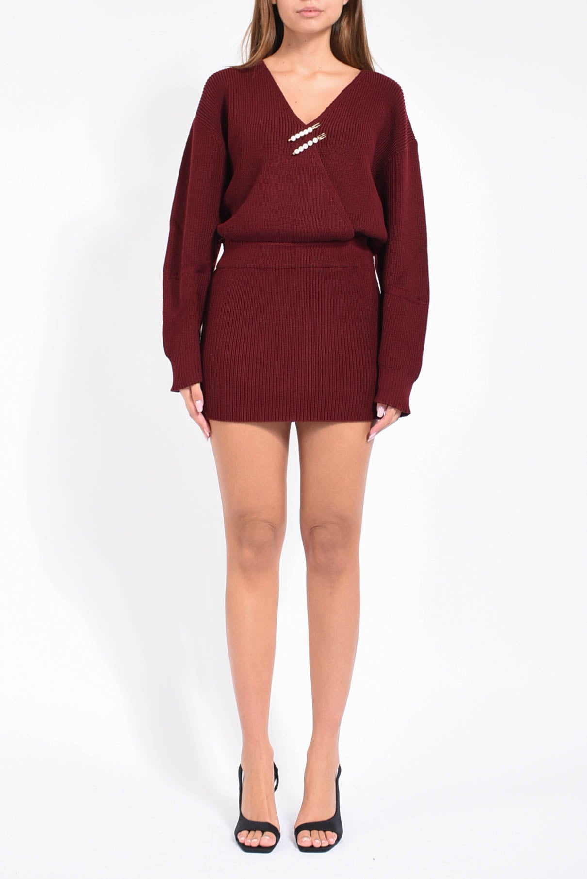 abito mini in maglia