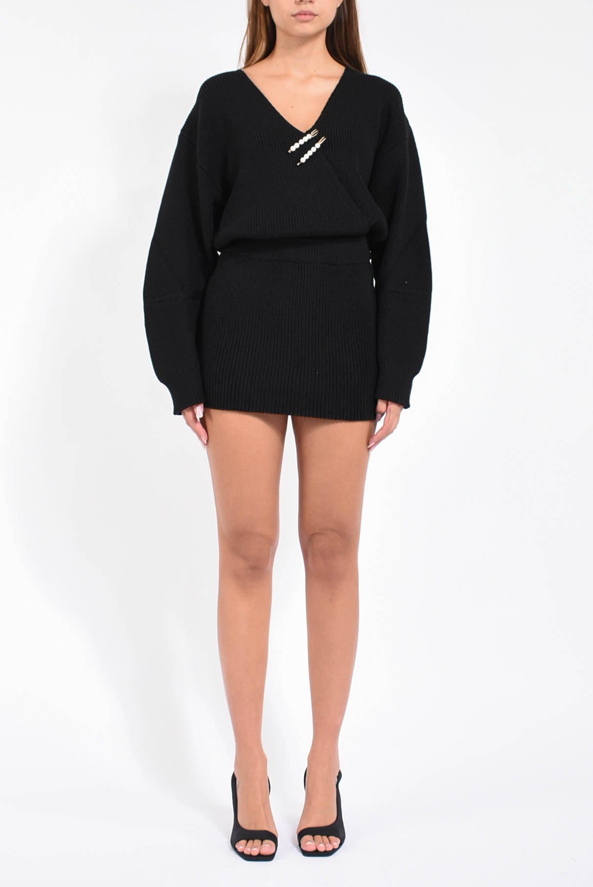 abito mini in maglia