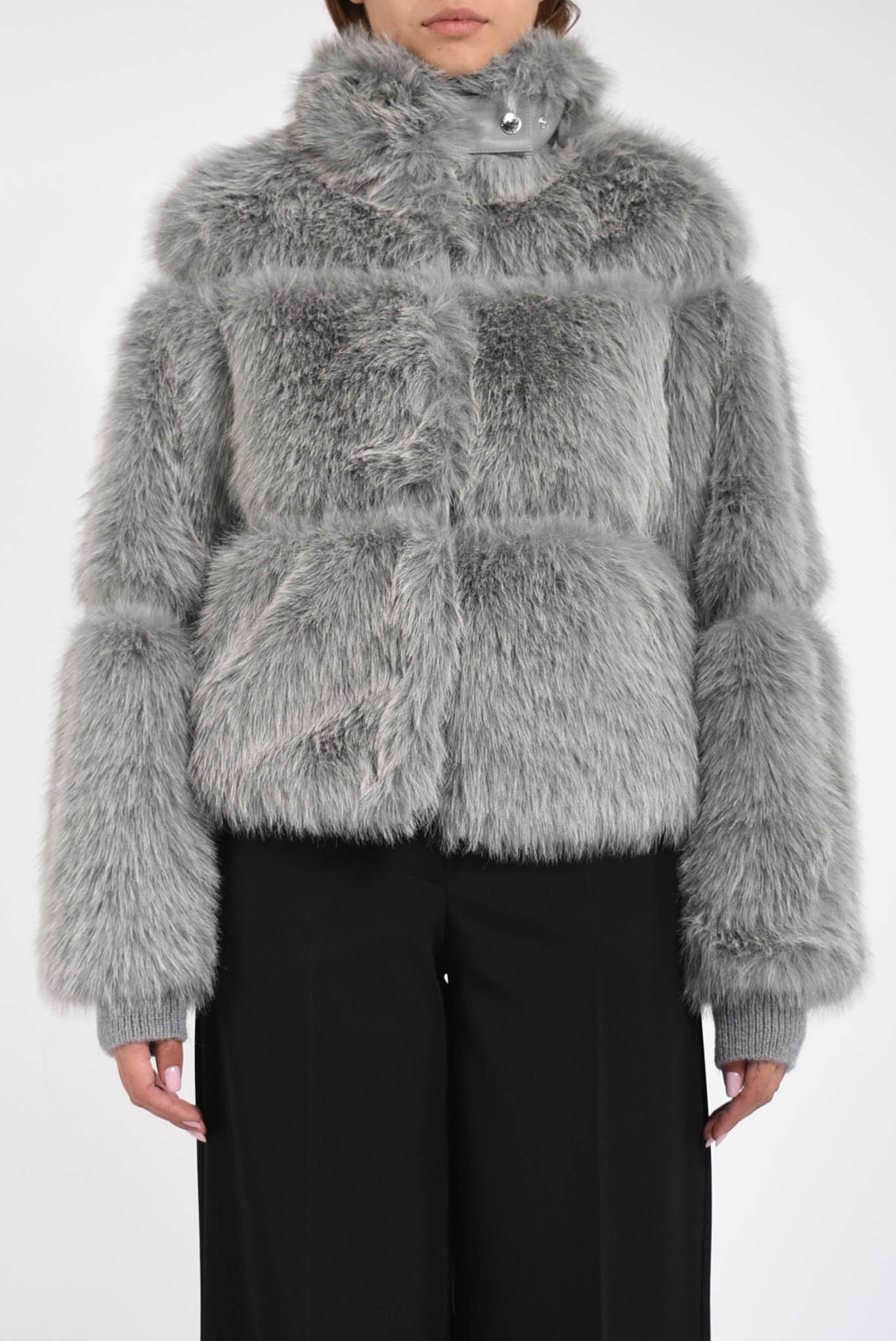 Giubbino corto in ecofur