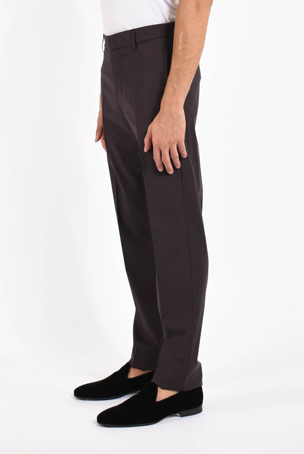 Pantaloni in fresco lana