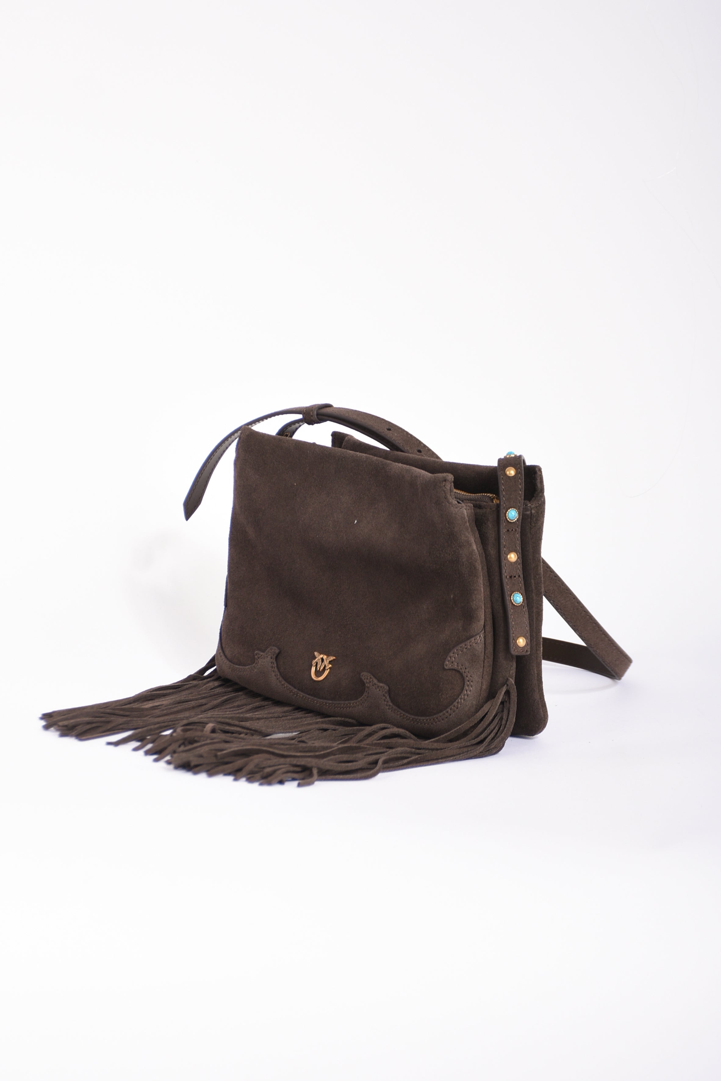 borsa a tracolla  triplet mini fringes