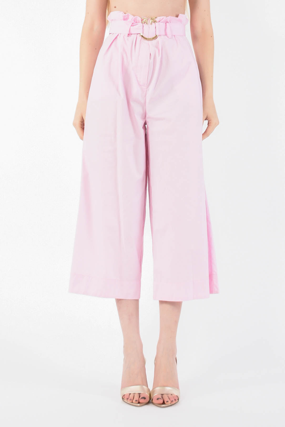 PINKO pantaloni wide leg poseidone