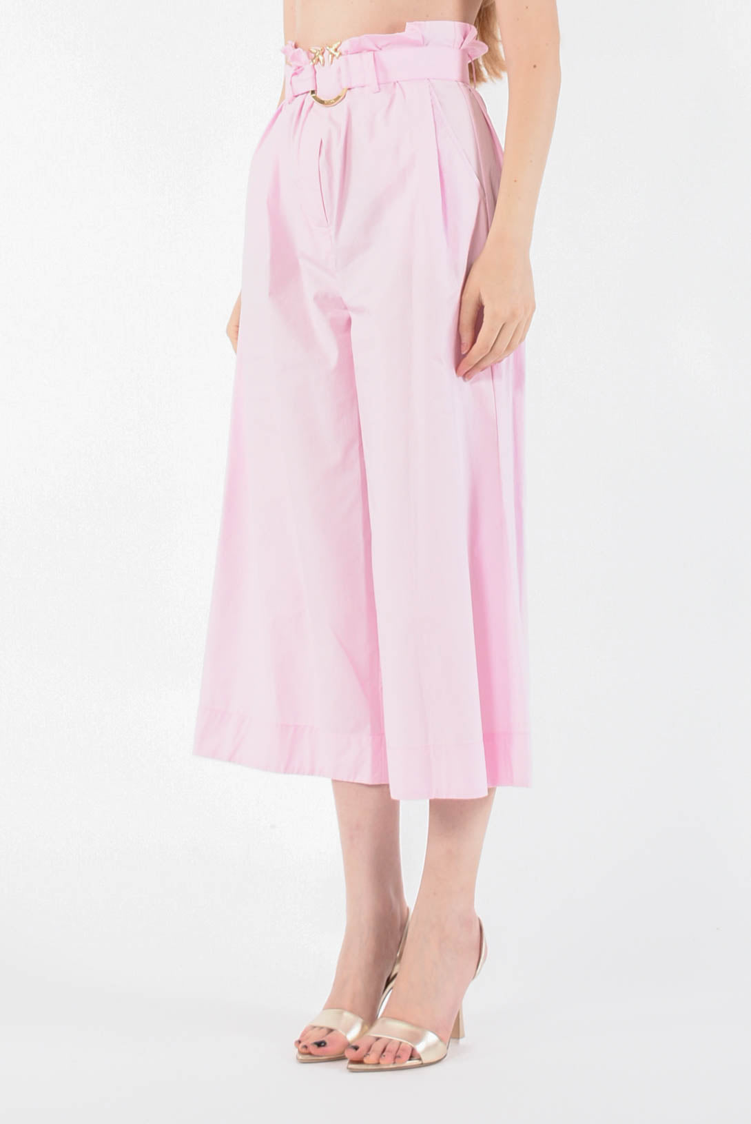 PINKO pantaloni wide leg poseidone