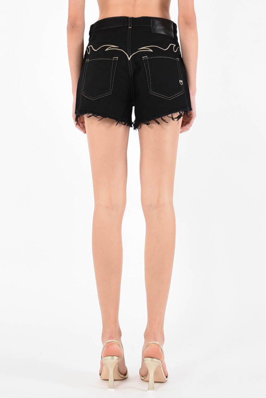 PINKO shorts in denim honey