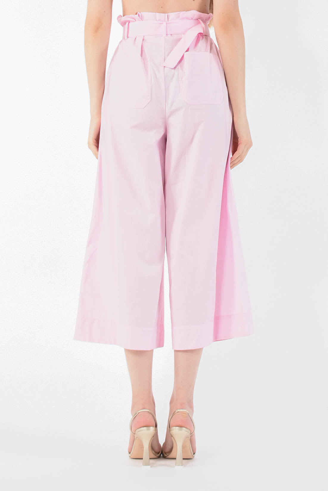 PINKO pantaloni wide leg poseidone