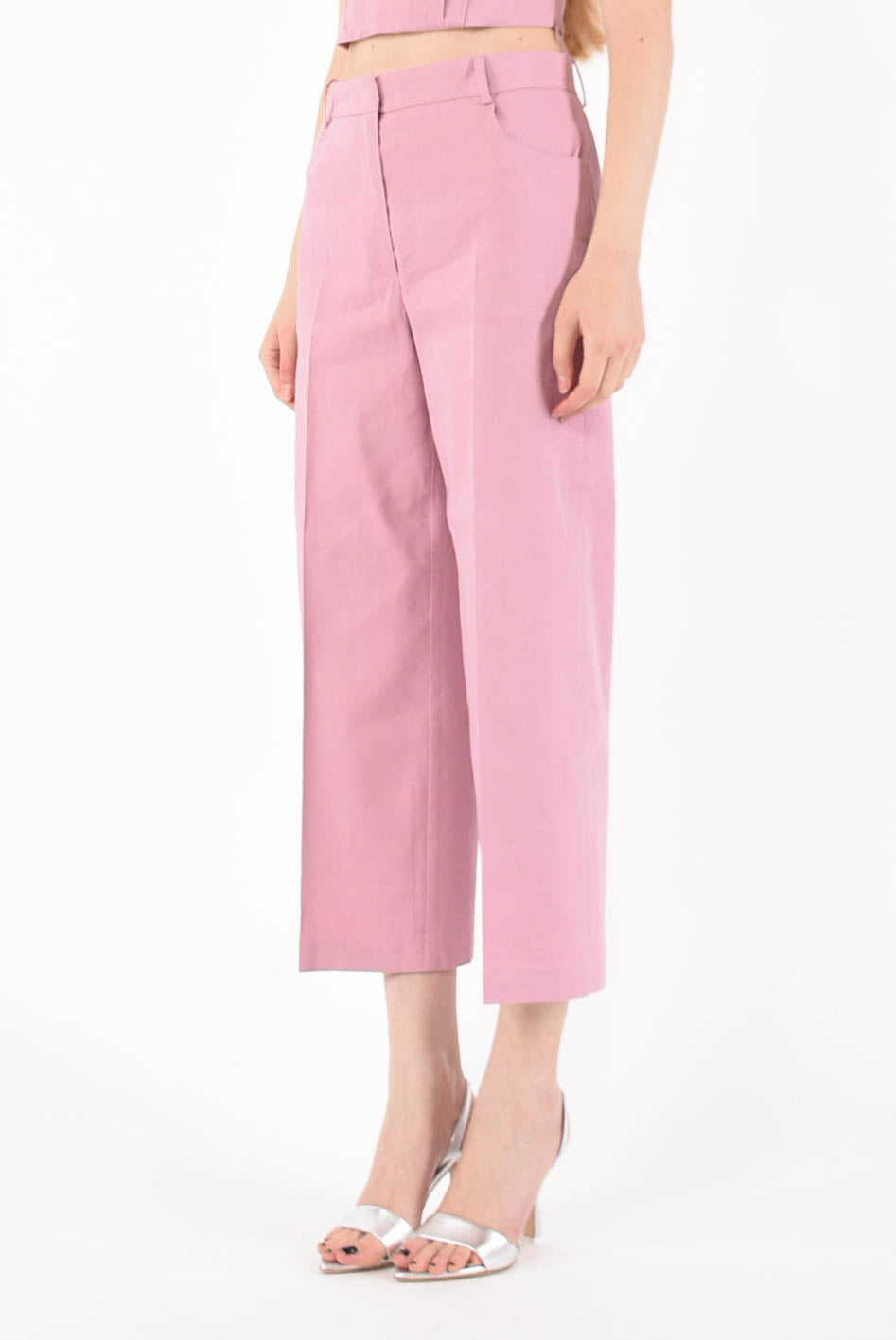 PINKO pantaloni cropped protesilao