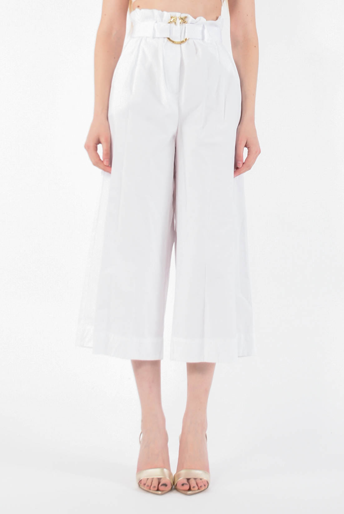 PINKO pantaloni wide leg poseidone