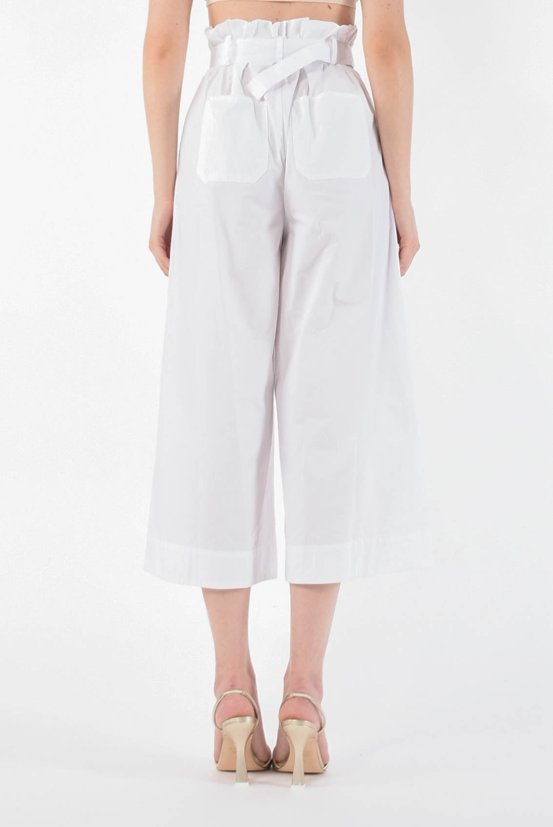 PINKO pantaloni wide leg poseidone