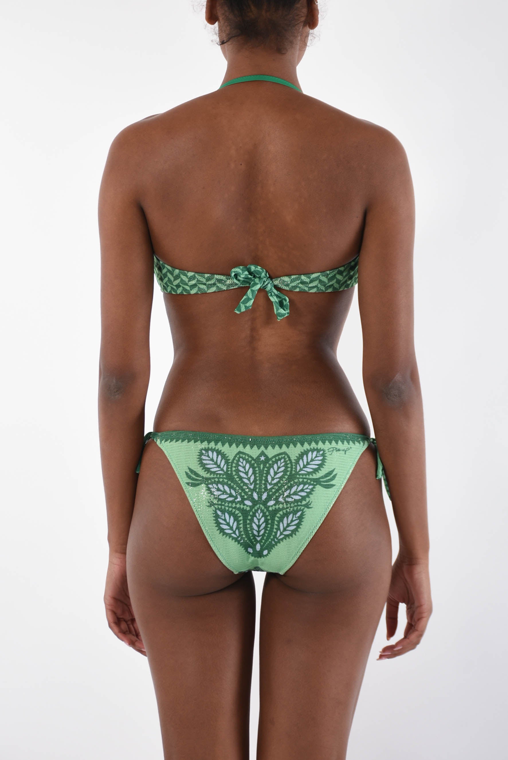 PIN UP bikini a fascia stampa beautiful tree