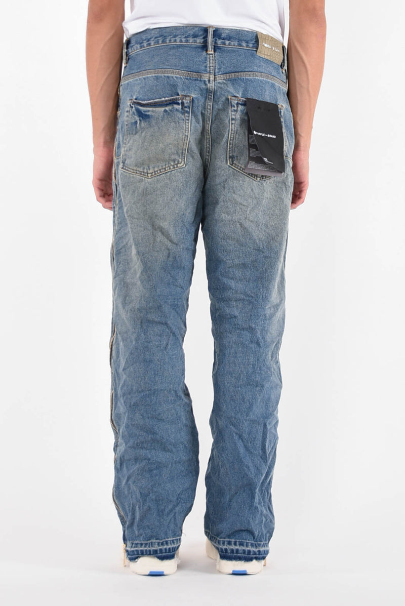 PURPLE Jeans full side zip