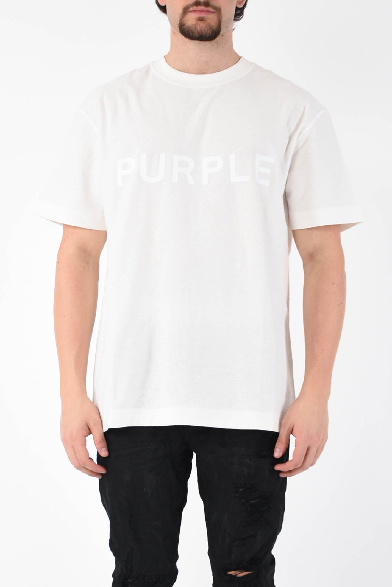 PURPLE T-shirt type monogram