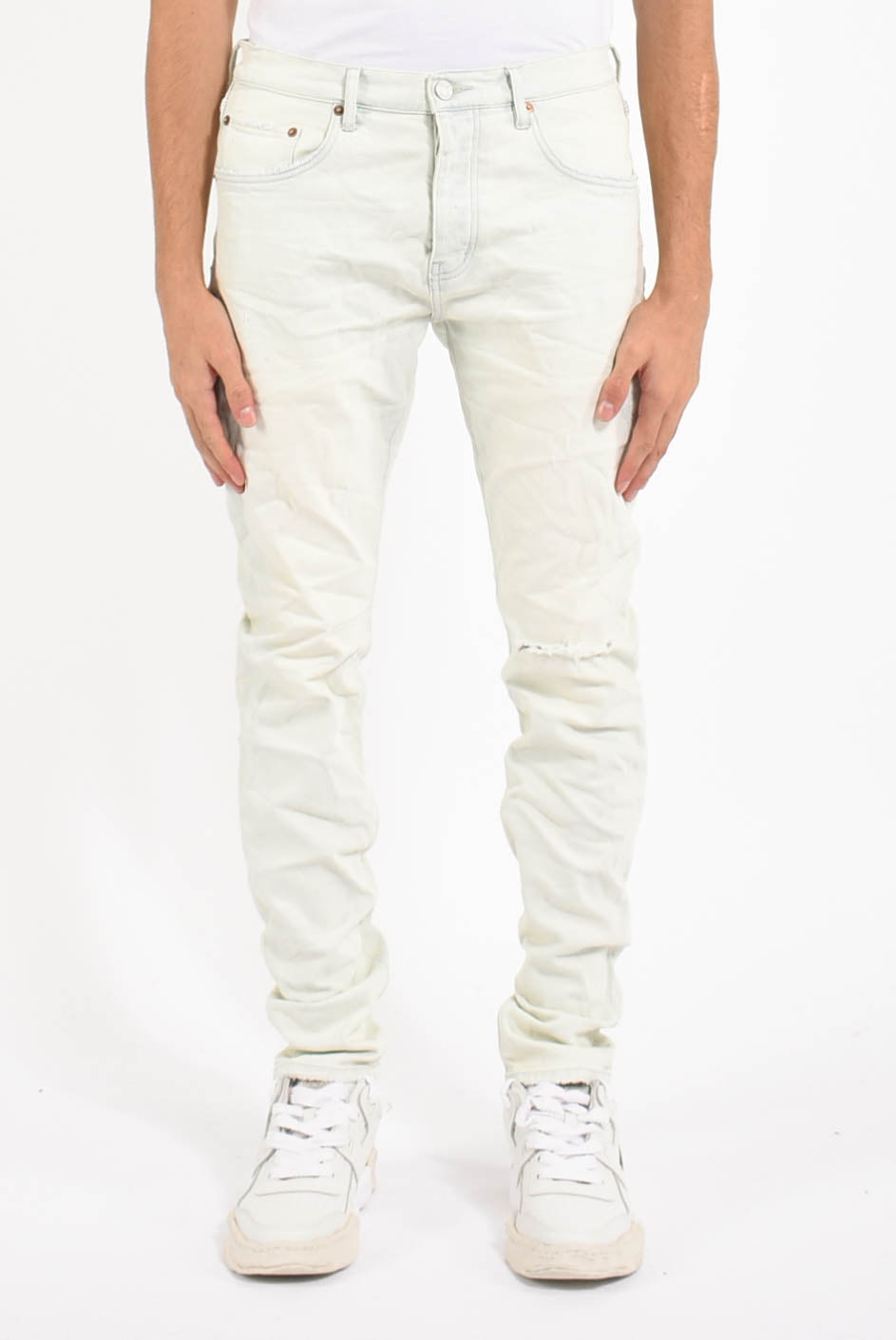 Jeans vintage knee blowout