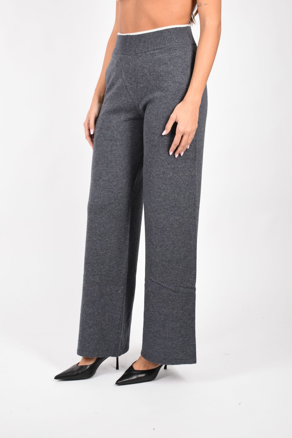 PANTALONI IN LANA E CASHMERE 107208A3G1