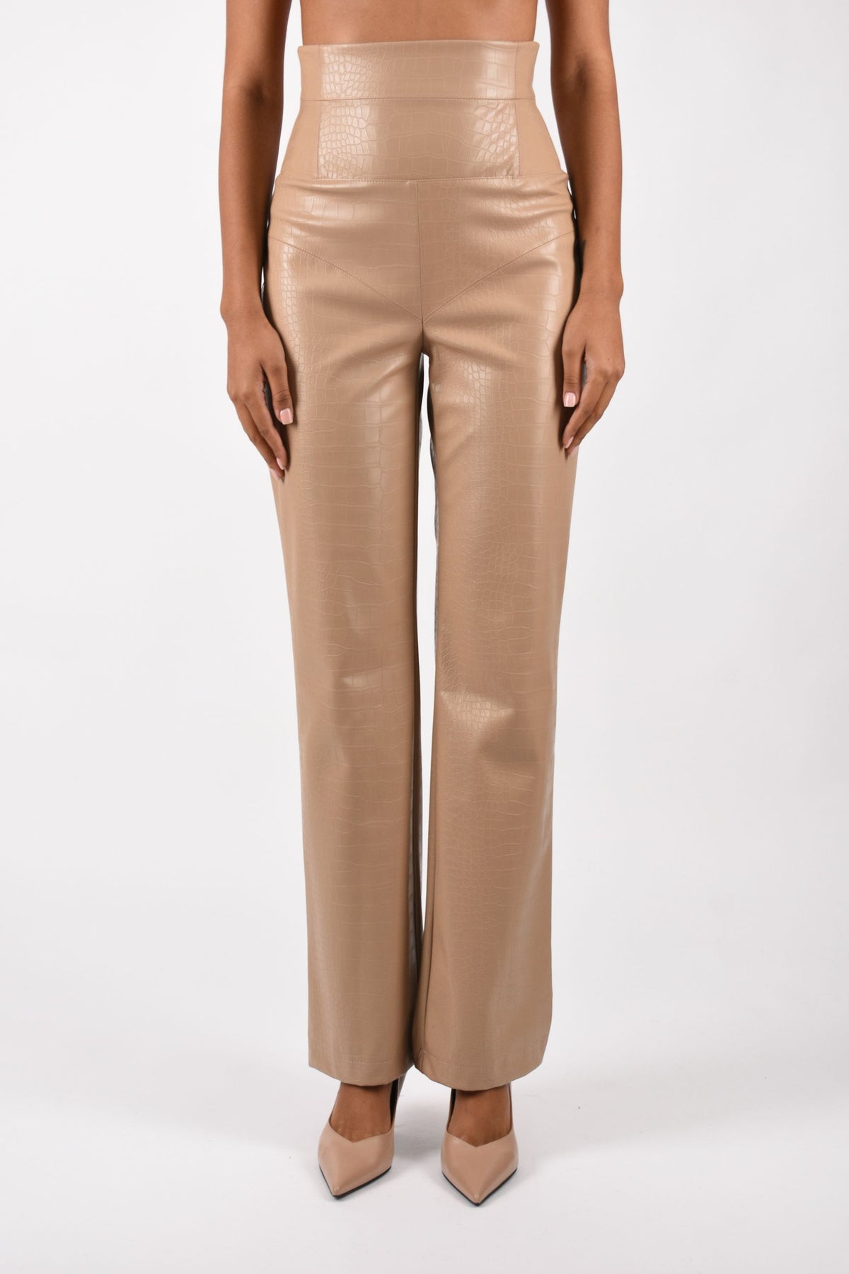 PANTALONI IN ECOPELLE PA256COC