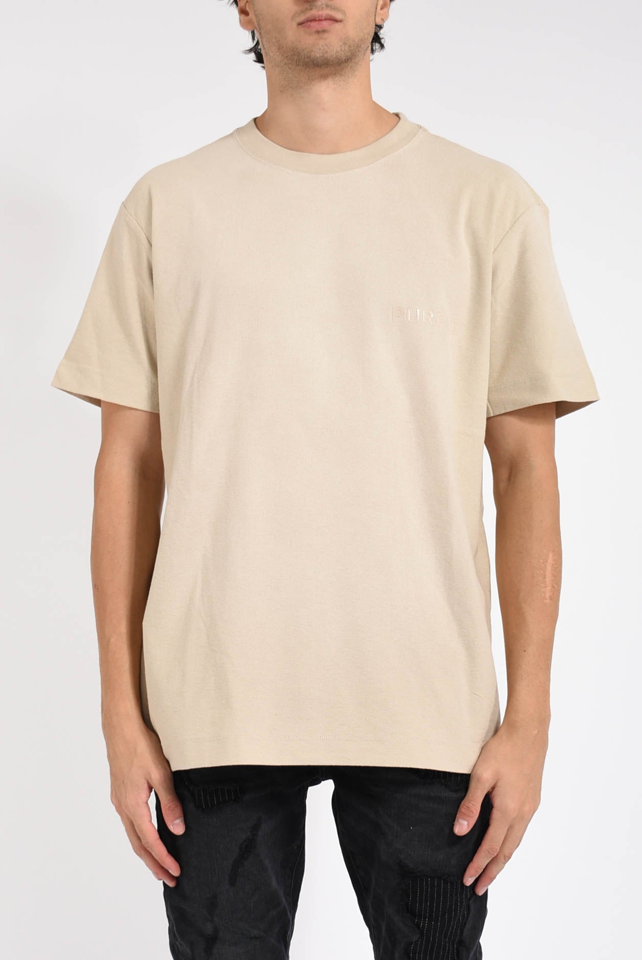 T-shirt textured jersey
