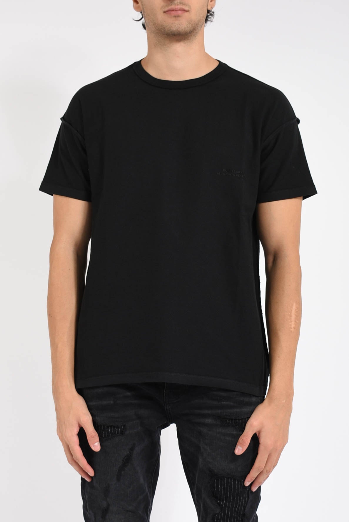 T-shirt textured inside