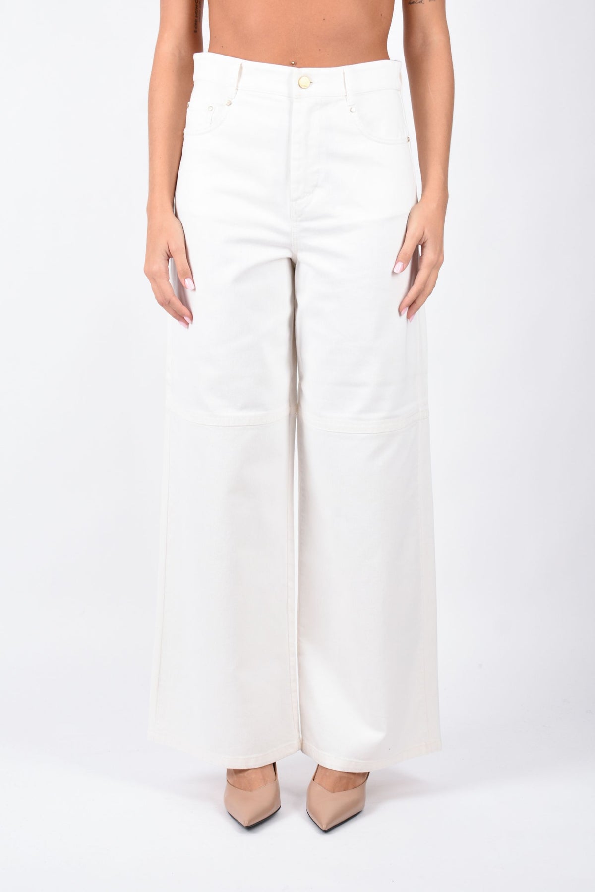 Pantalone in bull di cotone SMMELLISSE 2629136081600