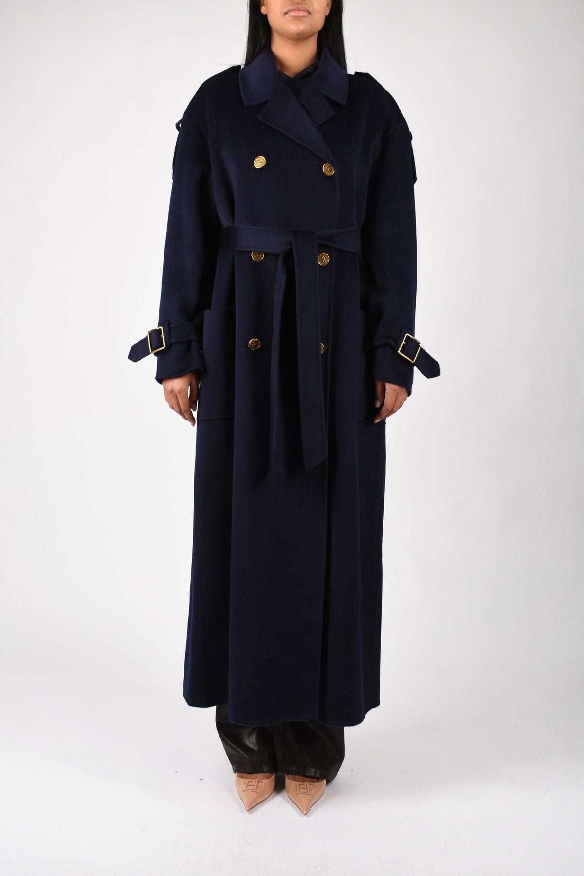 cappotto in lana double doppiopetto CP02D66E2