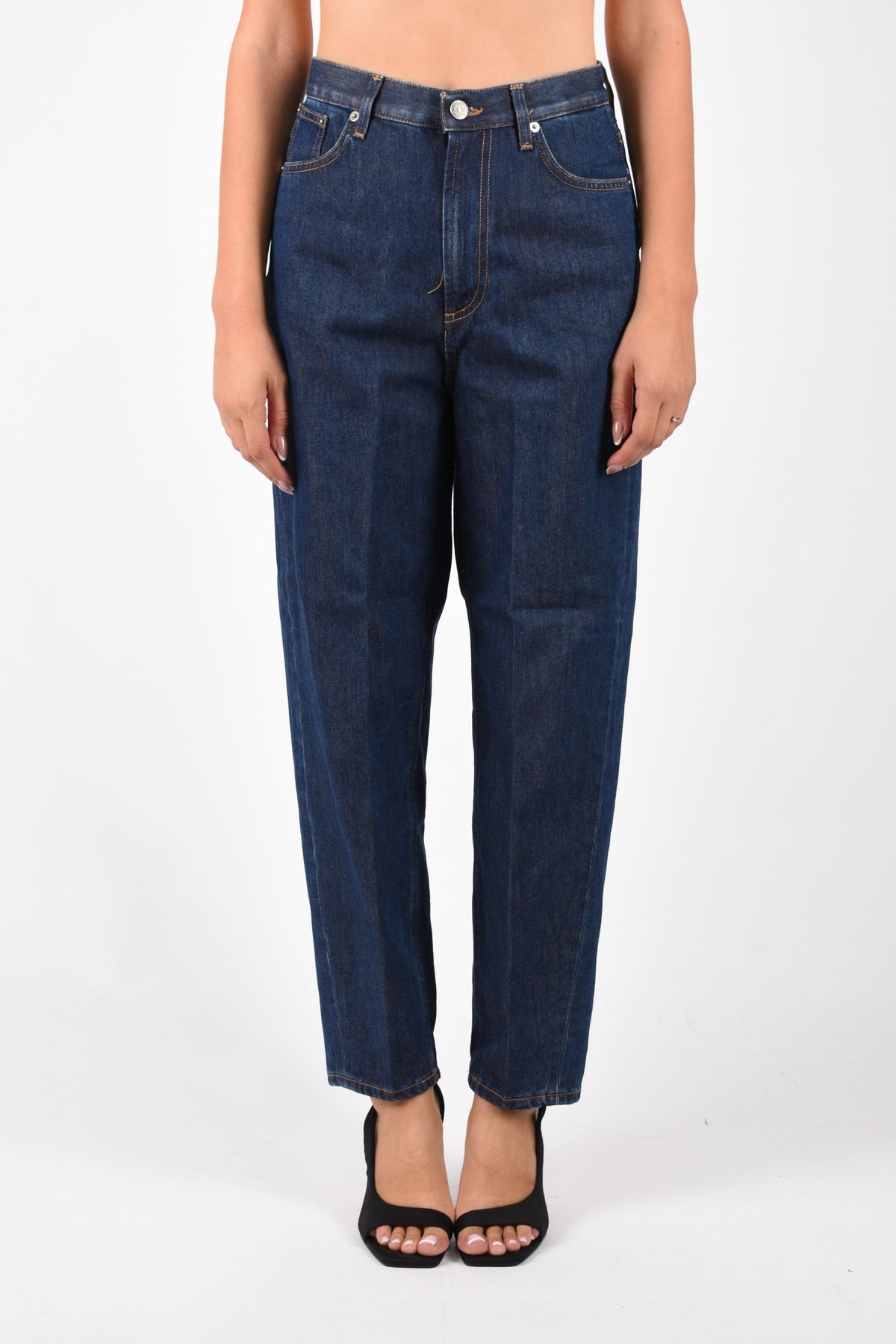 Jeans Bessie loose in denim fisso DP784DFK336DJ50
