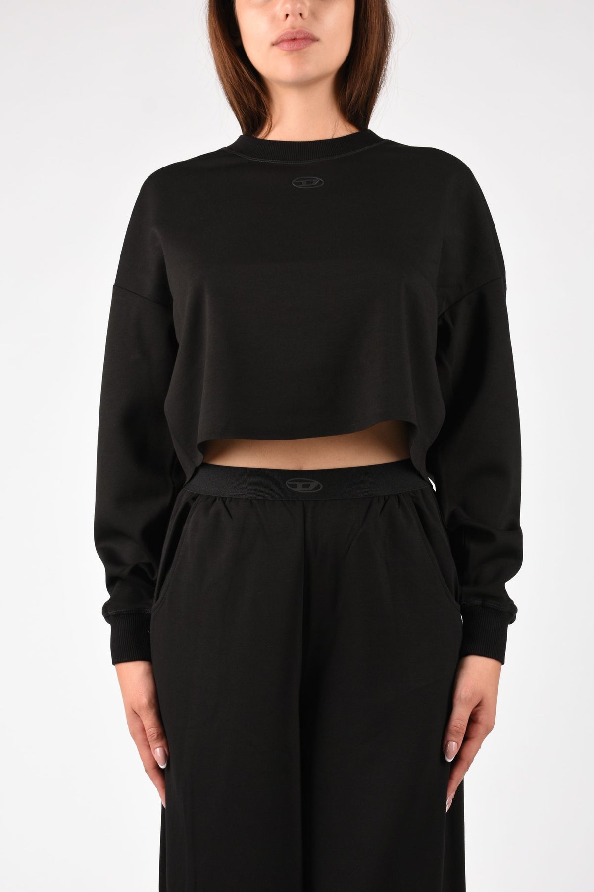 Felpa crop in scuba leggero stretch BLAKE UTLT A223070TJBU