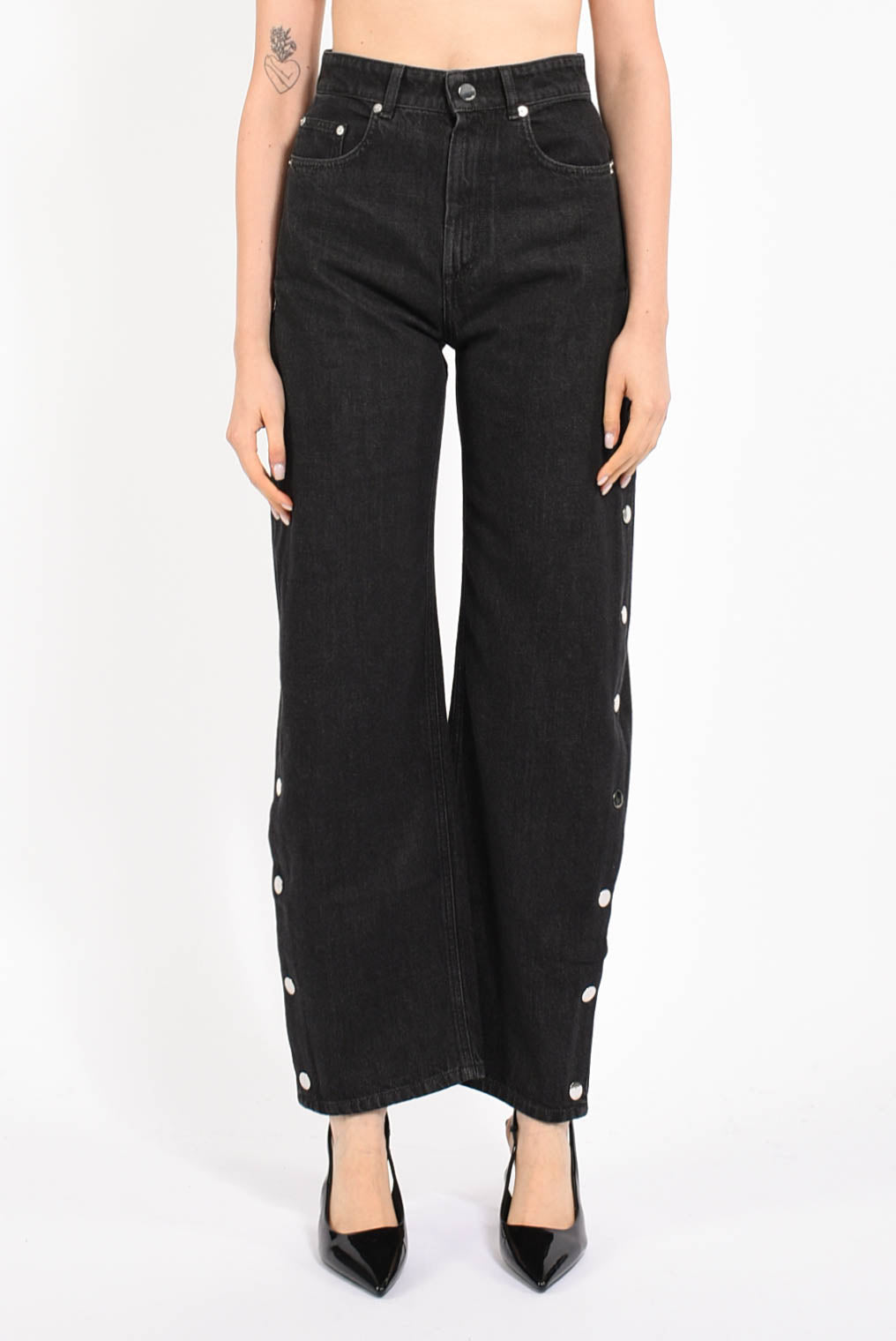 Jeans wide leg modello galante