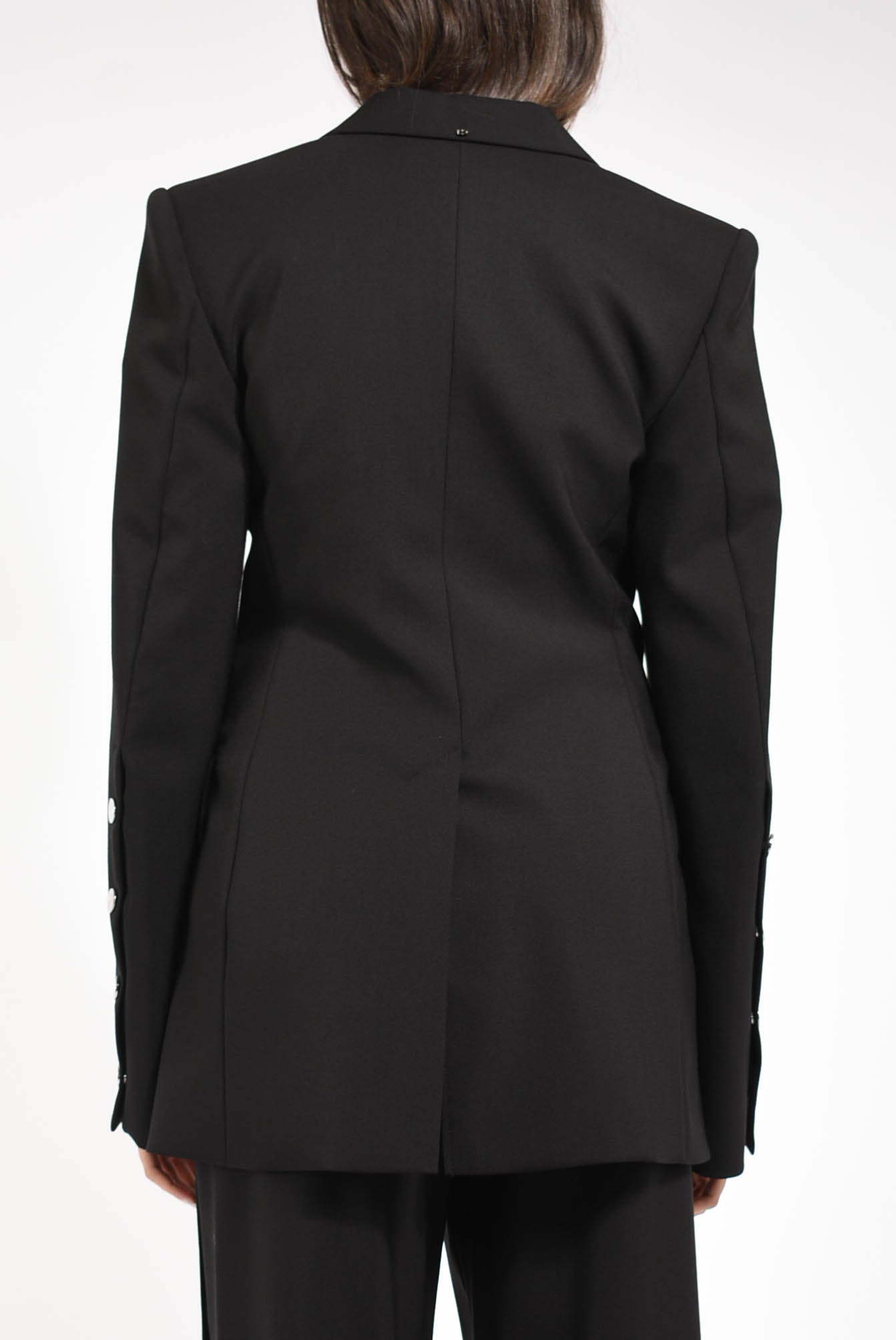 Giacca in lana stretch modello ranghi