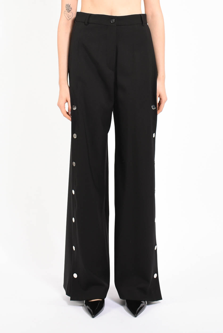 pantaloni a gamba ampia modello edere