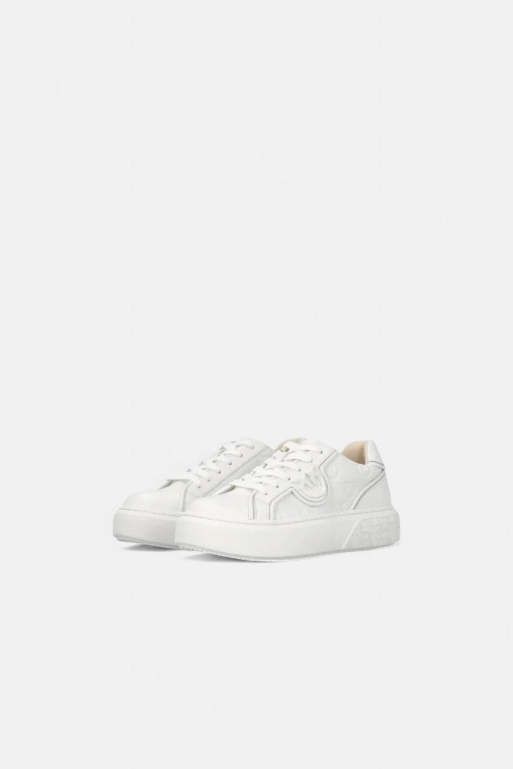 sneakers in pelle platform