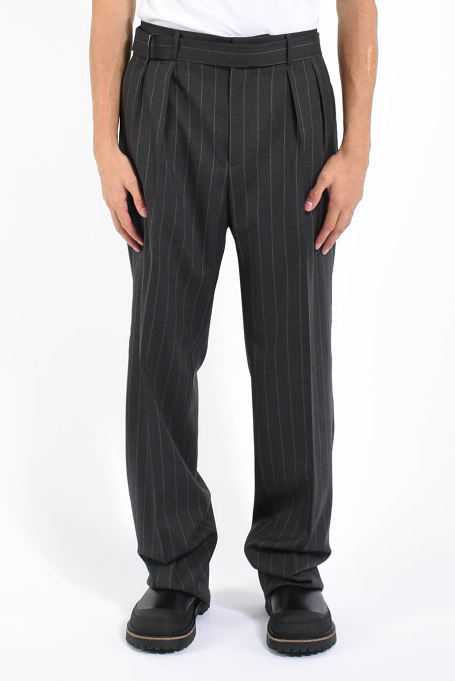 pantaloni in lana vergine