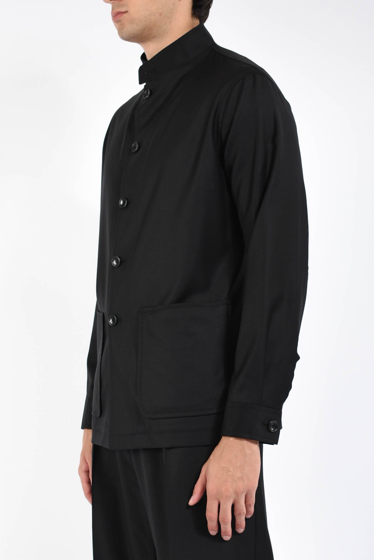 camicia in lana g-klein