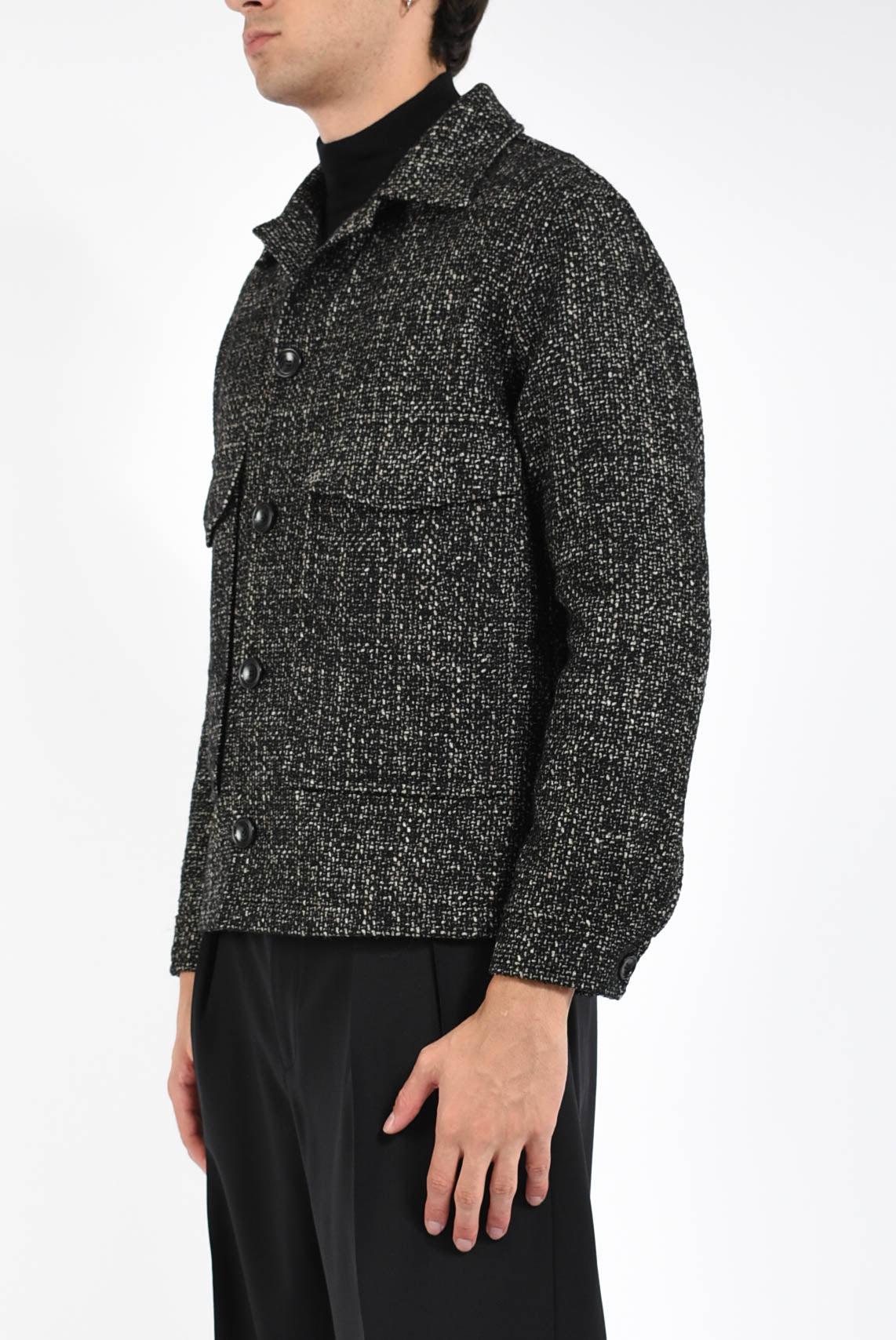 giubbino in lana modello adib