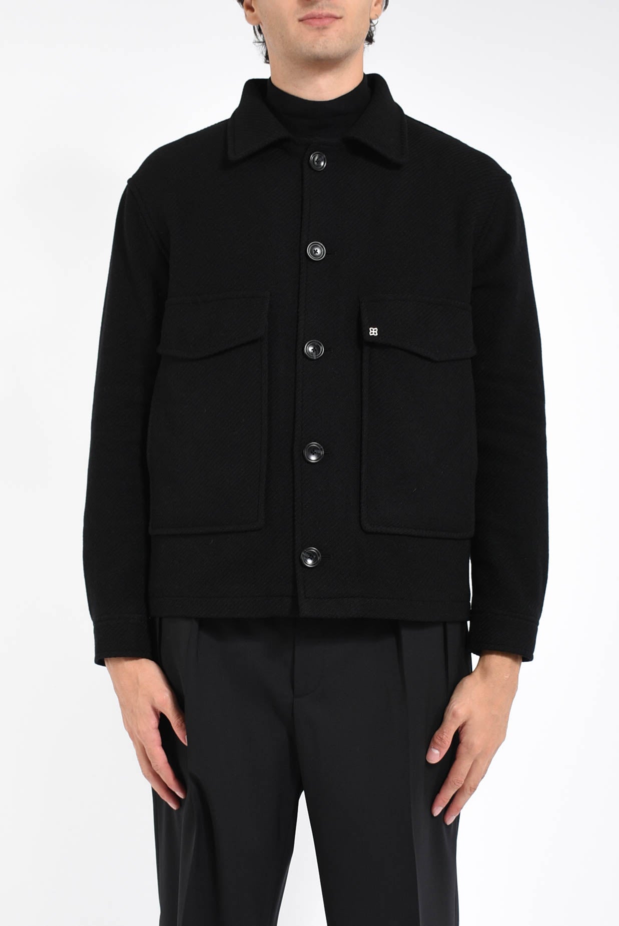 giubbino in lana modello adib