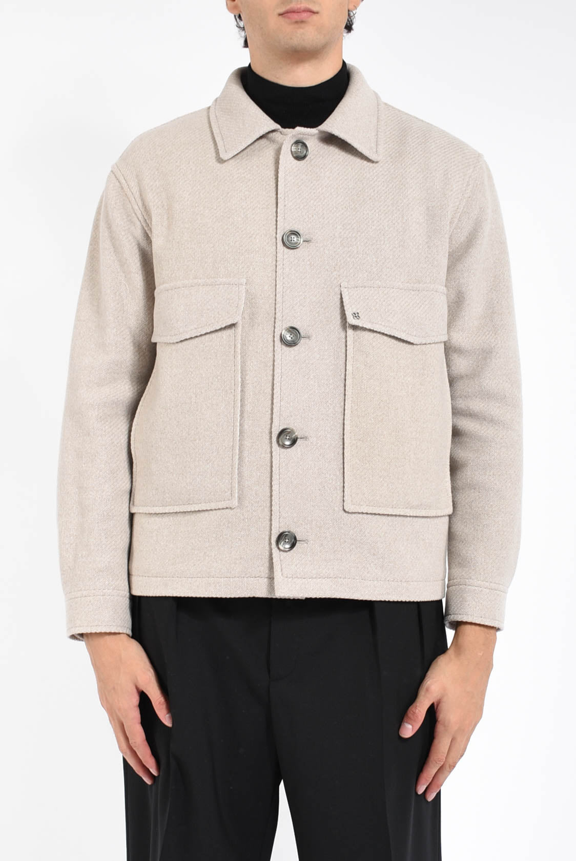 giubbino in lana modello adib