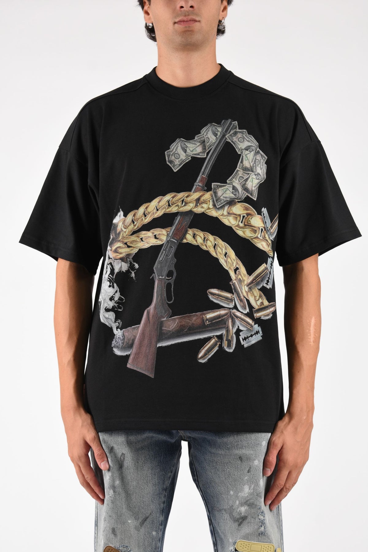 T-shirt the new boy gun DFM54047TJ101GR01C