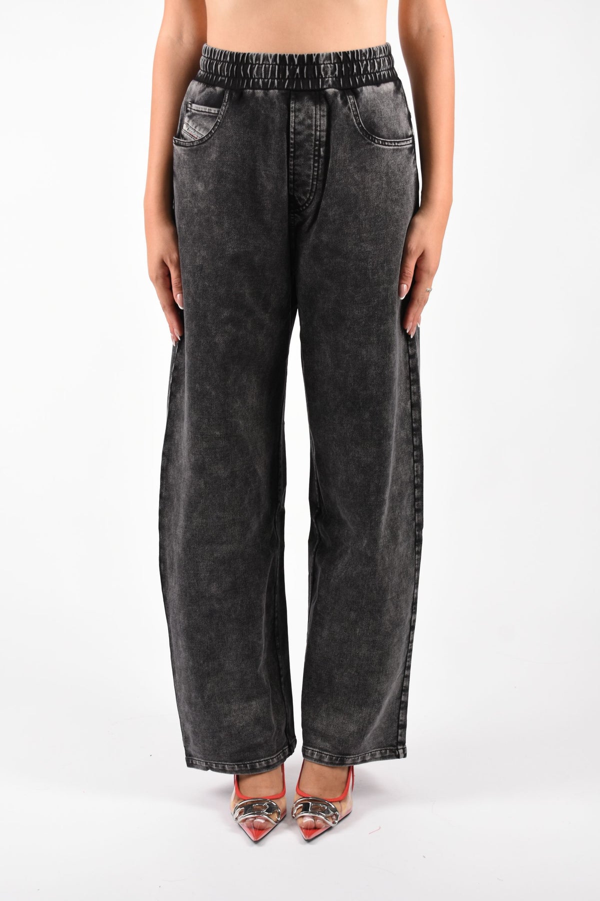 Pantaloni da tuta effetto denim P-STUKY A240690EFBJ