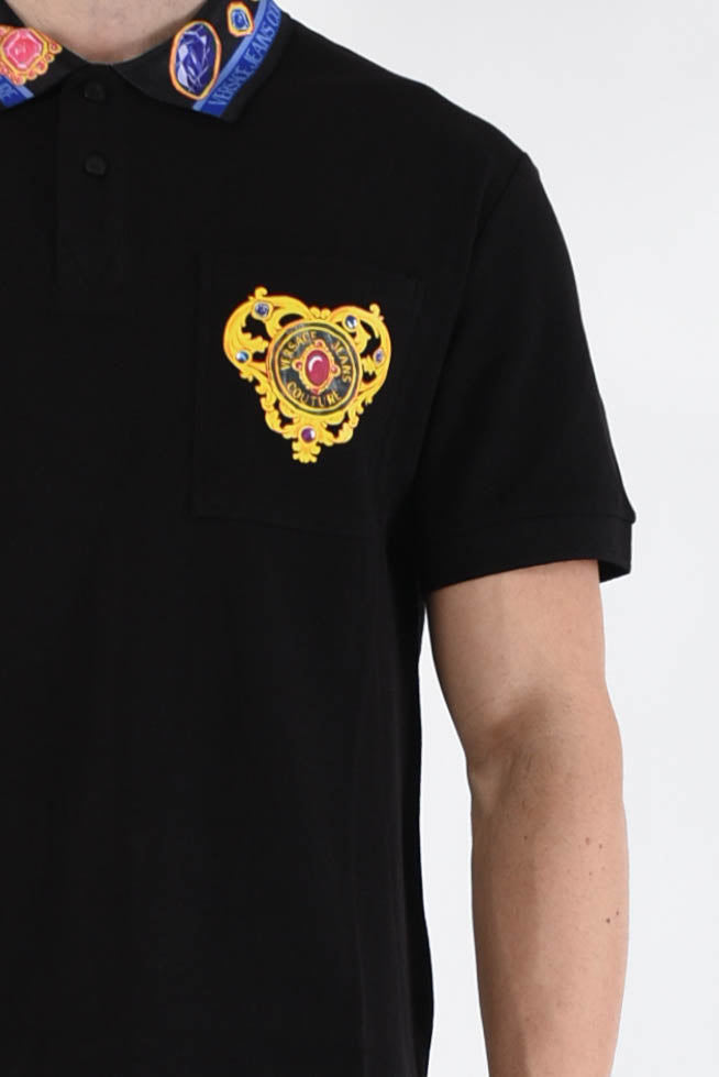 VERSACE JEANS COUTURE Polo in cotone